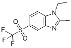 CAS#: 732-20-7， 1-Ethyl-2-Methyl-5-[(Trifluoromethyl)Sulfonyl]-1H-Benzimidazole