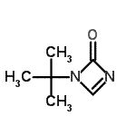CAS#: 732239-00-8， 1-(2-Methyl-2-propanyl)-1,3-diazet-2(1H)-one