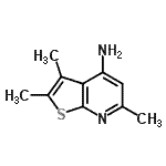 CAS#: 73227-71-1， 2,3,6-Trimethylthieno[2,3-b]pyridin-4-amine