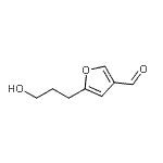 CAS#: 732284-23-0， 5-(3-Hydroxypropyl)-3-furaldehyde