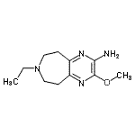 CAS#: 732941-63-8， 7-Ethyl-3-methoxy-6,7,8,9-tetrahydro-5H-pyrazino[2,3-d]azepin-2-amine