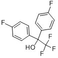 structure of CAS# 733-83-5, 4-Fluoro-alpha-(4-Fluorophenyl)-alpha-(Trifluoromethyl)-Benzenemethanol;Nsc88625;Zinc01569426