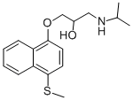 CAS#: 73315-35-2， 1-(4-Methylsulfanylnaphthalen-1-Yl)Oxy-3-(Propan-2-Ylamino)Propan-2-Ol