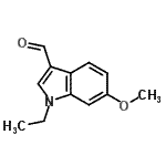 CAS#: 733747-53-0， 1-Ethyl-6-methoxy-1H-indole-3-carbaldehyde