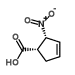 CAS#: 733748-93-1， (1S,2R)-2-Nitro-3-cyclopentene-1-carboxylic acid