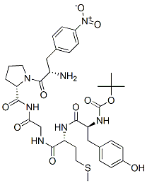 CAS 登录号：73385-91-8， N-[(1,1-二甲基乙氧基)羰基]-L-酪氨酰-D-蛋氨酰甘氨酰-4-硝基-L-苯丙氨酰-L-脯氨酰胺