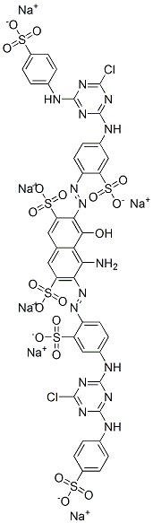 CAS#: 73398-36-4， Hexasodium 4-Amino-3,6-Bis[[4-[[4-Chloro-6-[(4-Sulphonatophenyl)Amino]-1,3,5-Triazin-2-Yl]Amino]-2-Sulphonatophenyl]Azo]-5-Hydroxynaphthalene-2,7-Disulphonate