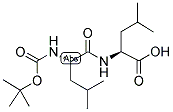 structure of CAS# 73401-65-7, Boc-Leu-Leu-OH