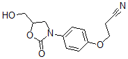 CAS#: 73422-65-8， 3-[4-[5-(Hydroxymethyl)-2-Oxo-1,3-Oxazolidin-3-Yl]Phenoxy]Propanenitrile