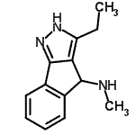 CAS#: 734494-53-2， 3-Ethyl-N-methyl-2,4-dihydroindeno[1,2-c]pyrazol-4-amine