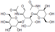 CAS 登录号：73499-58-8， N-[(2S,3R,4R,5S,6R)-2-[(2R,3S,4R,5R)-5-乙酰氨基-1,2-二羟基-6-氧代-4-[(2R,3R,4S,5R,6R)-3,4,5-三羟基-6-(羟基甲基)四氢吡喃-2-基]氧基己烷-3-基]氧基-4,5-二羟基-6-(羟基甲基)四氢吡喃-3-基]乙酰胺