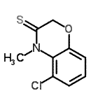 CAS#: 73500-72-8， 5-Chloro-4-methyl-2H-1,4-benzoxazine-3(4H)-thione
