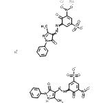 CAS#: 73507-64-9， Bis[3-[2-[4,5-dihydro-3-methyl-5-(oxo)-1-phenyl-1H-pyrazol-4-yl]diazenyl]-4-(hydroxy)-5-nitrobenzenesulfonato]-Chromate sodium hydrogen
