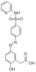 CAS#: 73536-01-3， 2-[(3E)-6-Oxo-3-[[4-(Pyridin-2-Ylsulfamoyl)Phenyl]Hydrazinylidene]-1-Cyclohexa-1,4-Dienyl]Acetic Acid
