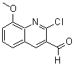 CAS#: 73568-28-2， 2-Chloro-8-methoxy-3-quinolinecarbaldehyde