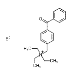 CAS#: 73603-46-0， N-(4-Benzoylbenzyl)-N,N-diethylethanaminium bromide