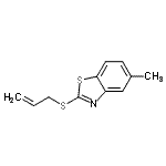 CAS#: 73603-62-0， 2-(Allylsulfanyl)-5-methyl-1,3-benzothiazole