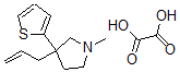 CAS#: 73604-73-6， 1-Methyl-3-(2-propenyl)-3-(2-thienyl)pyrrolidine ethanedioate