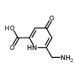 CAS#: 736110-81-9， 6-(Aminomethyl)-4-oxo-1,4-dihydro-2-pyridinecarboxylic acid