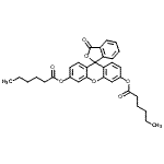 CAS#: 7364-90-1， 3-Oxo-3H-spiro[2-benzofuran-1,9'-xanthene]-3',6'-diyl dihexanoate