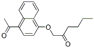 CAS 登录号：73663-71-5， 1-(4-乙酰基萘-1-基)氧基己烷-2-酮