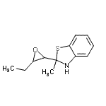 CAS#: 736868-58-9， 2-(3-Ethyl-2-oxiranyl)-2-methyl-2,3-dihydro-1,3-benzothiazole