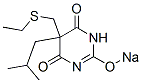 CAS#: 73688-60-5， Sodium 5-(Ethylsulfanylmethyl)-5-(2-Methylpropyl)Pyrimidin-3H-2,4,6-Trione