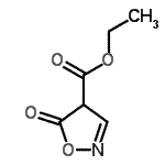 structure of CAS# 73710-42-6, Ethyl 5-oxo-4,5-dihydro-1,2-oxazole-4-carboxylate;ethyl 5-oxo-4,5-dihydroisoxazole-4-carboxylate;ethyl 5-oxo-4-hydroisoxazole-4-carboxylate;MFCD00020816