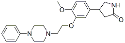 CAS#: 73725-74-3， 4-[4-Methoxy-3-[2-(4-Phenylpiperazin-1-Yl)Ethoxy]Phenyl]Pyrrolidin-2-One