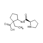 CAS#: 737751-19-8， 1-Ethyl-2-(D-prolylamino)cyclopentanecarboxylic acid