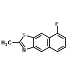 CAS#: 7379-86-4， 8-Fluoro-2-methylnaphtho[2,3-d][1,3]thiazole