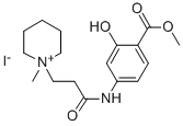 CAS#: 73790-27-9， Methyl 2-Hydroxy-4-[3-(1-Methylpiperidin-1-Ium-1-Yl)Propanoylamino]Benzoate Iodide