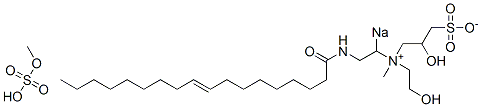 CAS#: 73791-62-5， Sodium (2-Hydroxyethyl)[2-Hydroxy-3-Sulphonatopropyl](Methyl)[2-[(1-Oxooctadec-9-Enyl)Amino]Ethyl]Ammonium Methyl Sulphate