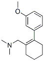 structure of CAS# 73825-64-6, 1-[2-(3-Methoxyphenyl)-1-Cyclohexenyl]-N,N-Dimethylmethanamine;1-[2-(3-Methoxyphenyl)-1-Cyclohexenyl]-N,N-Dimethyl-Methanamine;[2-(3-Methoxyphenyl)-1-Cyclohexenyl]Methyl-Dimethyl-Amine;Brn 2847114
