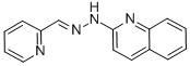 structure of CAS# 7385-99-1, Pyridine-2-Carboxaldehyde 2-Quinolylhydrazone;N-(2-Pyridylmethyleneamino)Quinolin-2-Amine;N-(2-Pyridylmethyleneamino)-2-Quinolinamine;(2-Pyridylmethyleneamino)-(2-Quinolyl)Amine