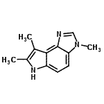 CAS#: 73857-50-8， 3,7,8-Trimethyl-3,6-dihydroimidazo[4,5-e]indole