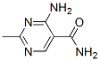 structure of CAS# 7389-14-2, 4-Amino-2-Methyl-5-Pyrimidinecarboxamide;4-Amino-2-Methyl-Pyrimidine-5-Carboxamide;4-Amino-2-Methyl-5-Pyrimidinecarboxamide;Nsc266171
