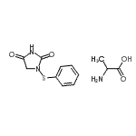 CAS#: 7390-20-7， Alanine - 1-(phenylsulfanyl)-2,4-imidazolidinedione (1:1)