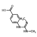 CAS#: 739308-32-8， 4-(N',N''-Dimethylcarbamimidamido)benzoic acid