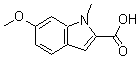 structure of CAS# 739365-07-2, 6-Methoxy-1-methyl-1H-indole-2-carboxylic acid;1H-indole-2-carboxylic acid, 6-methoxy-1-methyl-;6-methoxy-1-methyl-1H-indole-2-carboxylic acid;6-methoxy-1-methylindole-2-carboxylic acid