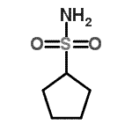 CAS 登录号：73945-39-8， 环戊烷磺酰胺
