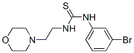 CAS 登录号：73953-65-8， 3-(3-溴苯基)-1-(2-吗啉-4-基乙基)硫脲