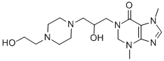 CAS#: 73972-58-4， 1-[2-Hydroxy-3-[4-(2-Hydroxyethyl)Piperazin-1-Yl]Propyl]-3,7-Dimethyl-2H-Purin-6-One