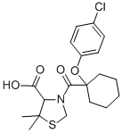 CAS#: 74007-97-9， 3-[1-(4-Chlorophenoxy)Cyclohexanecarbonyl]-5,5-Dimethyl-1,3-Thiazolidine-4-Carboxylic Acid