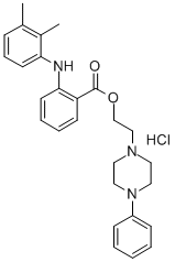 CAS#: 74037-87-9， 2-(4-Phenylpiperazin-1-Yl)Ethyl 2-[(2,3-Dimethylphenyl)Amino]Benzoate Hydrochloride