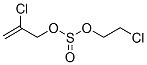 CAS 登录号：74039-50-2， 2-氯乙基2-氯丙-2-烯基亚硫酸酯