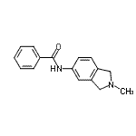 CAS#: 740733-82-8， N-(2-Methyl-2,3-dihydro-1H-isoindol-5-yl)benzamide