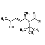 CAS#: 740798-72-5， [(2R,3E,5R)-5-Hydroxy-3-hexen-2-yl](2-methyl-2-propanyl)carbamic acid