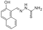 structure of CAS# 7410-40-4, 2-Hydroxy-1-Naphthaldehyde Thiosemicarbazone;[[(Z)-(2-Oxonaphthalen-1-Ylidene)Methyl]Amino]Thiourea;[(2-Oxo-1-Naphthylidene)Methylamino]Thiourea;[[(Z)-(2-Oxo-1-Naphthylidene)Methyl]Amino]Thiourea