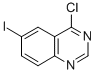 structure of CAS# 74173-76-5, 2,4-Dichloro-6-Iodoquinazoline;Quinazoline,2,4-Dichloro-6-Iodo-;2,4-DICHLORO-6-IODOQUINAZOLINE;6-IODO-2,4-DICHLOROQUINAZOLINE